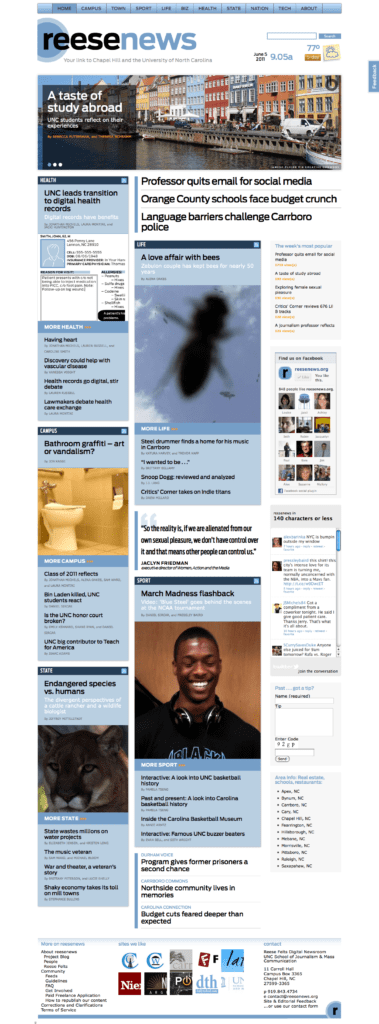 Reese News Home Page June 2011